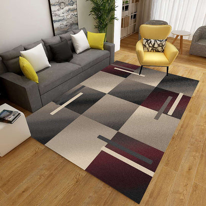 Stylish 3D Pattern Rug, Durable Polypropylene Floor Mat