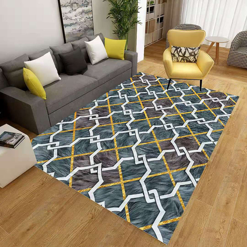 Stylish 3D Pattern Rug, Durable Polypropylene Floor Mat