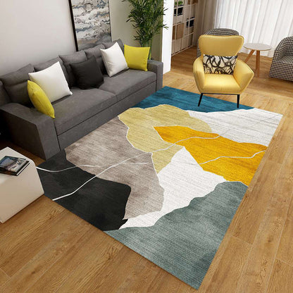 Stylish 3D Pattern Rug, Durable Polypropylene Floor Mat
