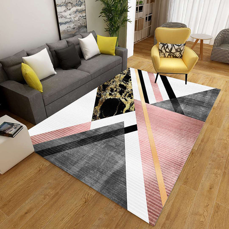 Stylish 3D Pattern Rug, Durable Polypropylene Floor Mat