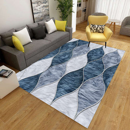 Stylish 3D Pattern Rug, Durable Polypropylene Floor Mat