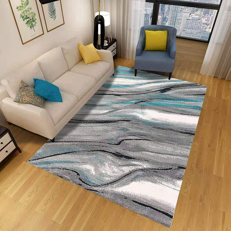 Stylish 3D Pattern Rug, Durable Polypropylene Floor Mat