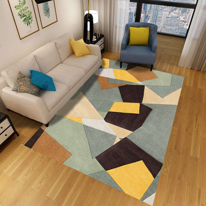Stylish 3D Pattern Rug, Durable Polypropylene Floor Mat