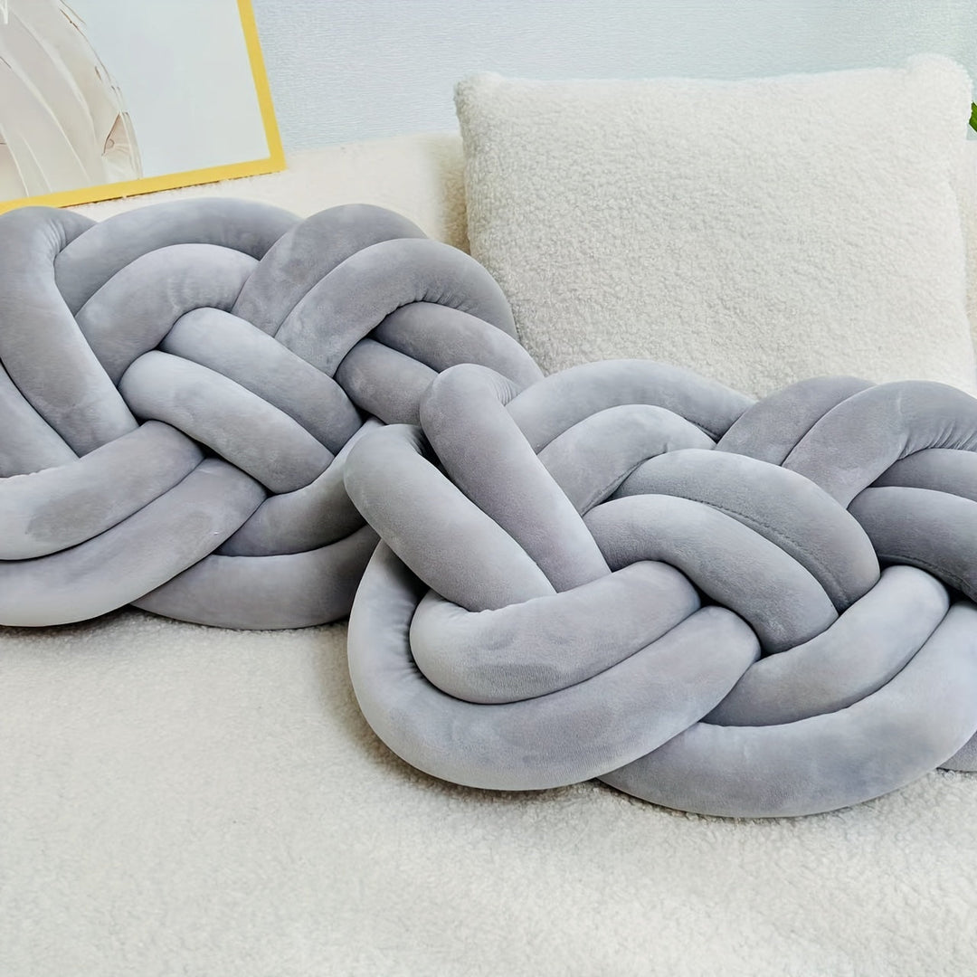 Soft Plush Pillow Set with 2 Decorative Cushions