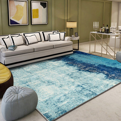 Vibrant Colorful Living Room Rug Non Slip Pet Friendly