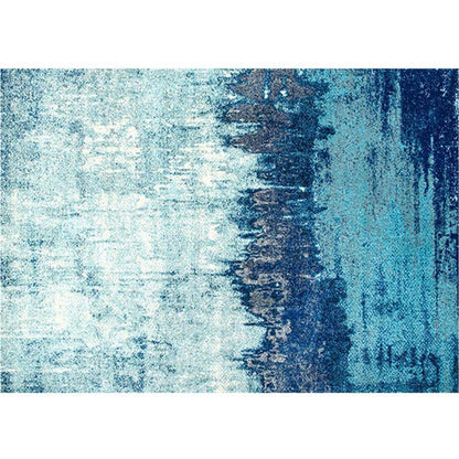 Vibrant Colorful Living Room Rug Non Slip Pet Friendly