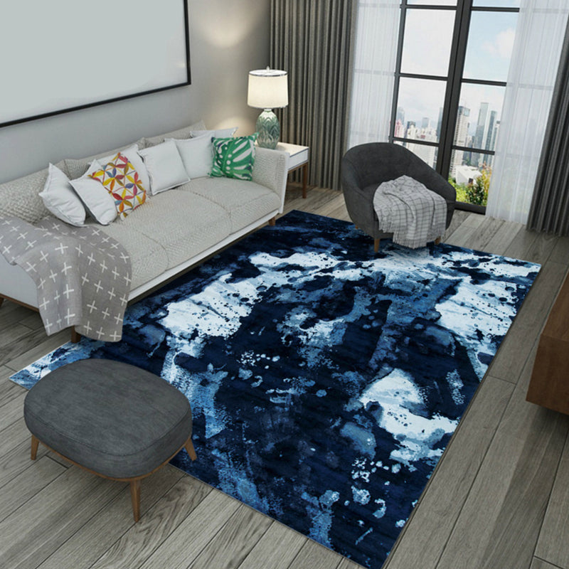 Vibrant Colorful Living Room Rug Non Slip Pet Friendly