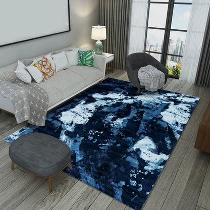 Vibrant Colorful Living Room Rug Non Slip Pet Friendly