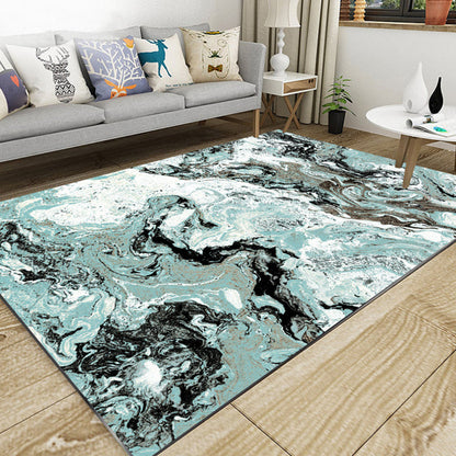 Vibrant Colorful Living Room Rug Non Slip Pet Friendly