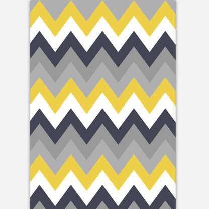 Vibrant Colorful Living Room Rug Non Slip Pet Friendly