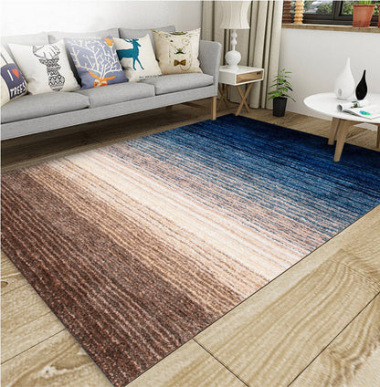 Vibrant Colorful Living Room Rug Non Slip Pet Friendly