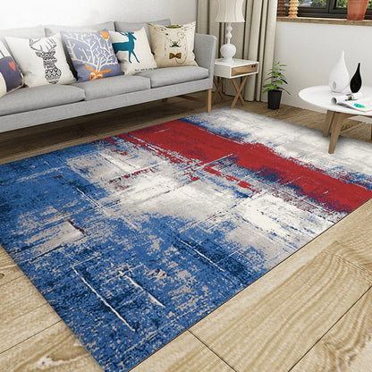 Vibrant Colorful Living Room Rug Non Slip Pet Friendly