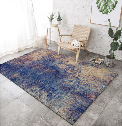 Vibrant Colorful Living Room Rug Non Slip Pet Friendly