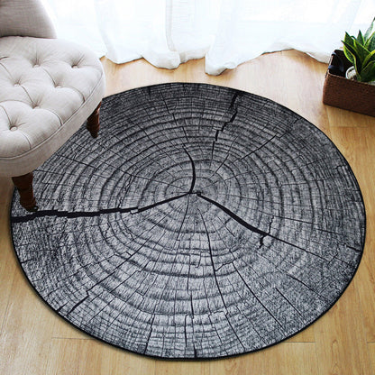 Colorful 3D Tree Print Non-Slip Living Room Carpet
