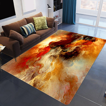 Colorful 3D Cloud Rug Soft Anti-Slip Living Room Mat
