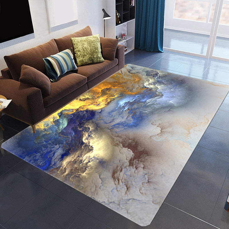 Colorful 3D Cloud Rug Soft Anti-Slip Living Room Mat