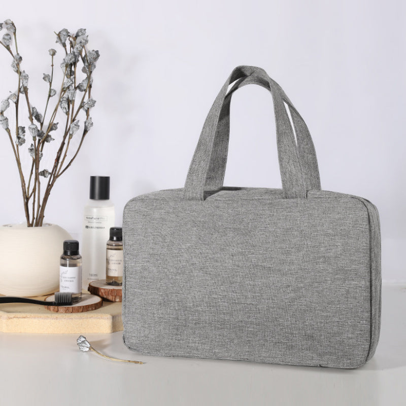 Portable Travel Toiletry Bag with 4 Pockets & Hook