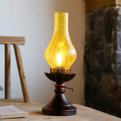 Vintage Style Glass Table Lamp