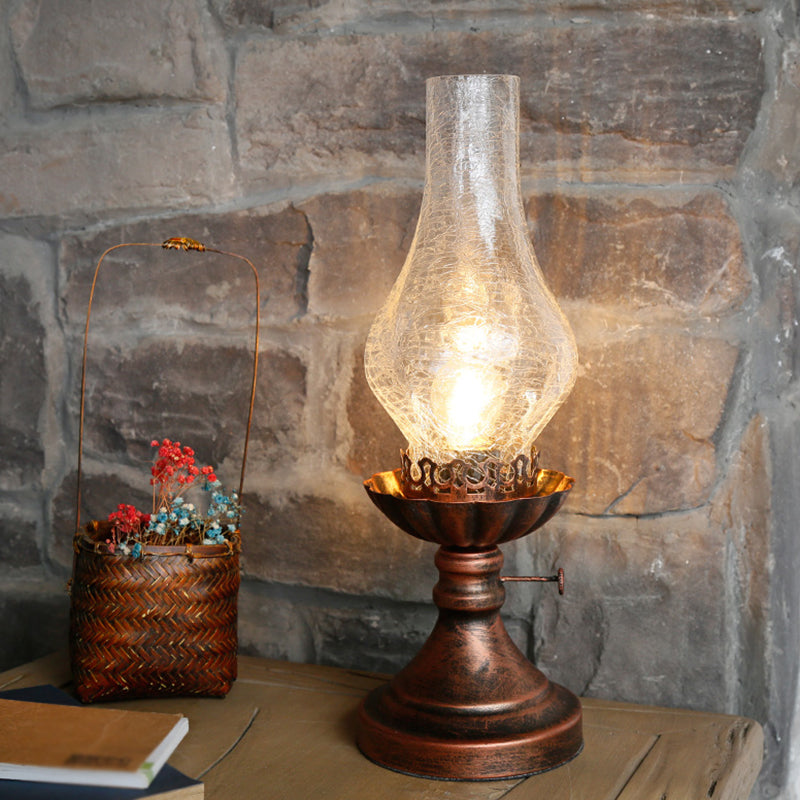 Vintage Style Glass Table Lamp - Befez