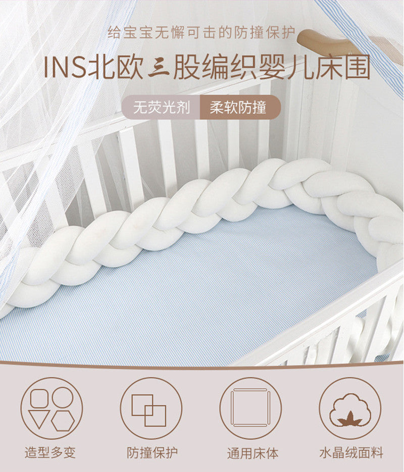 Soft Woven Baby Pillow for Nursery