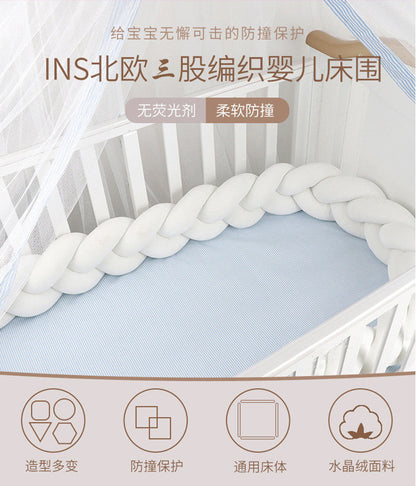 Soft Woven Baby Pillow for Nursery