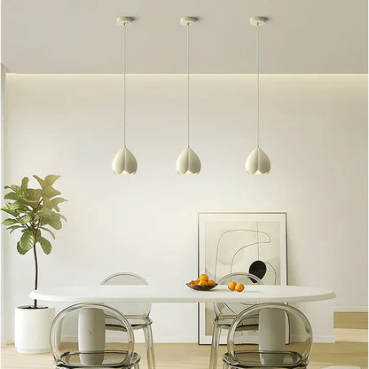 Soft Glow Cream Pendant Light