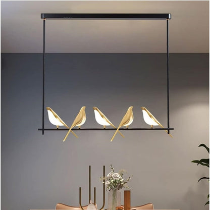 Colorful Bird Shaped LED Pendant Lamp
