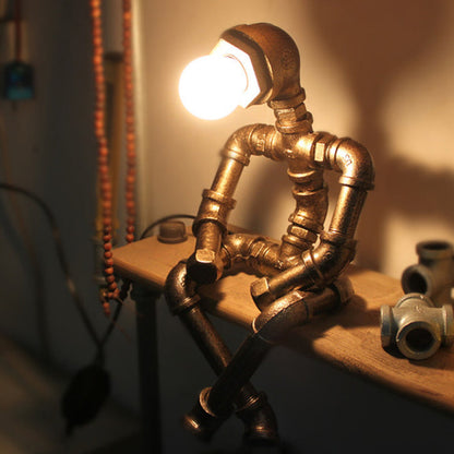 Fun Metal Robot Table Lamp - Befez