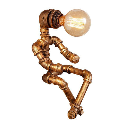 Fun Metal Robot Table Lamp