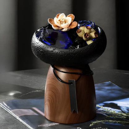 Warm Glow Metal Candle Holder