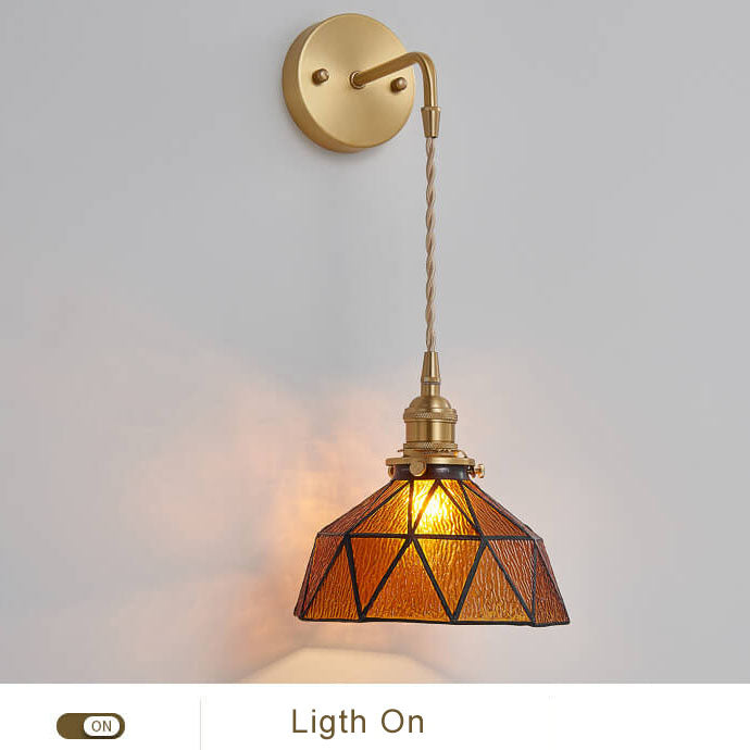 Calming Ocean Wave Glass Wall Light