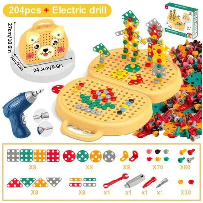 Colorful Kids Wooden Toy Storage Box