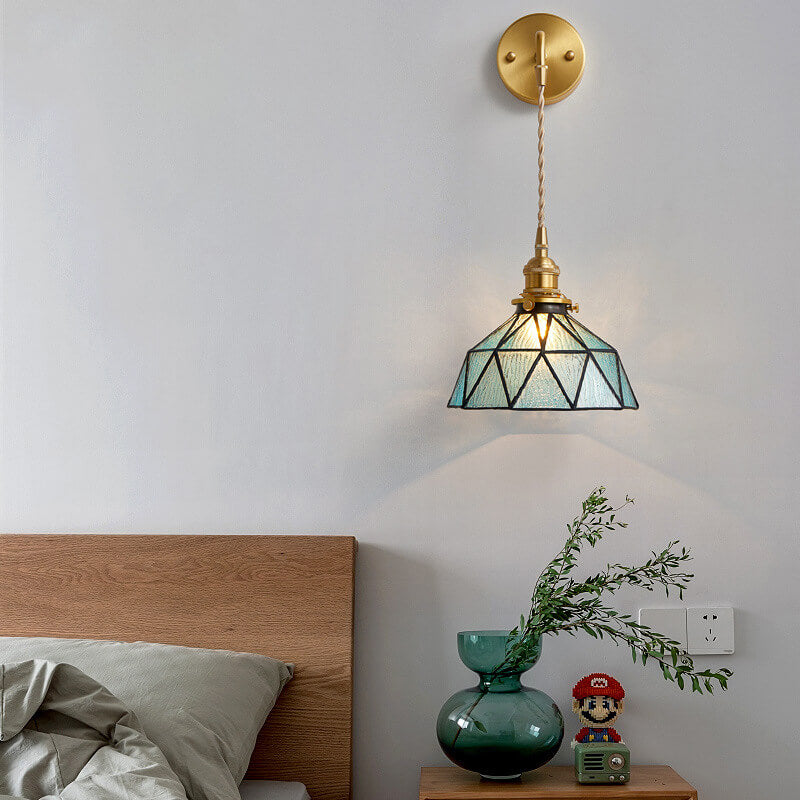 Calming Ocean Wave Glass Wall Light