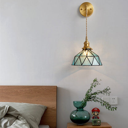 Calming Ocean Wave Glass Wall Light