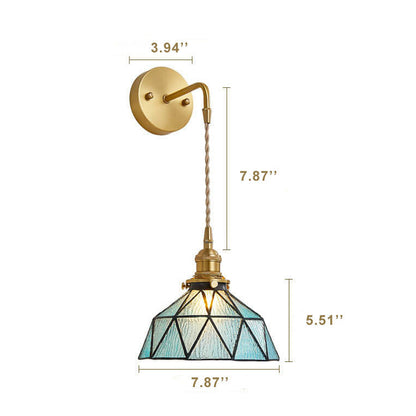 Calming Ocean Wave Glass Wall Light