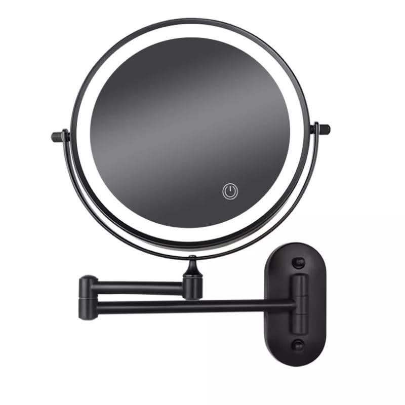 Compact LED Portable Makeup Mirror - 3 Color Lights