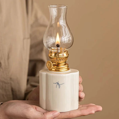 Classic Bronze Table Lantern