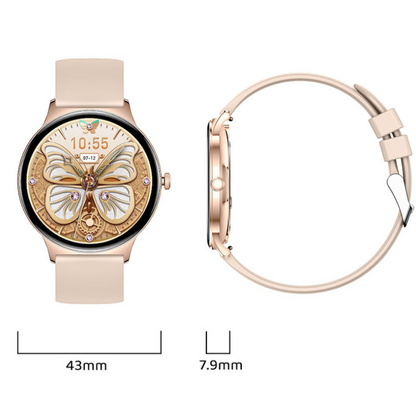 Thin Design Smartwatch - Fitness Tracker & HD Display
