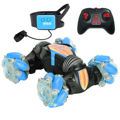 Dual Mode RC Stunt Car with Hand Control