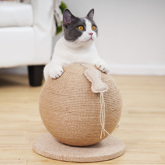 Cozy Cat Sisal Scratcher with Plush Bed - Befez