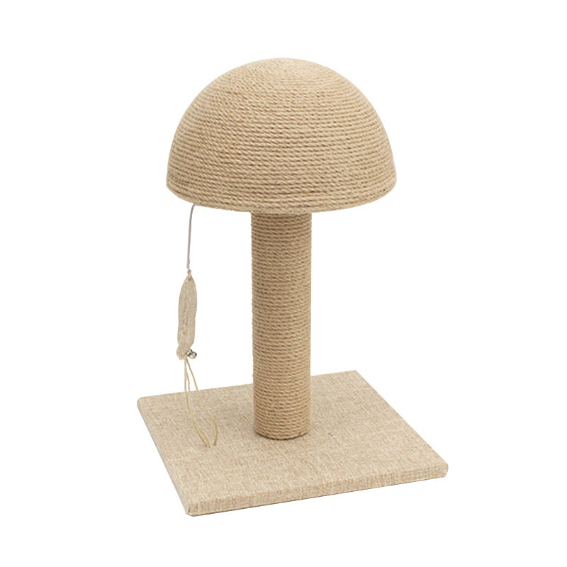 Cozy Cat Sisal Scratcher with Plush Bed