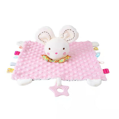 Soft Baby Toy Blanket with Rattle