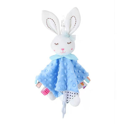 Soft Baby Toy Blanket with Rattle