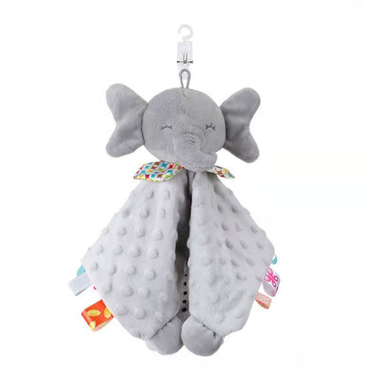 Soft Baby Toy Blanket with Rattle
