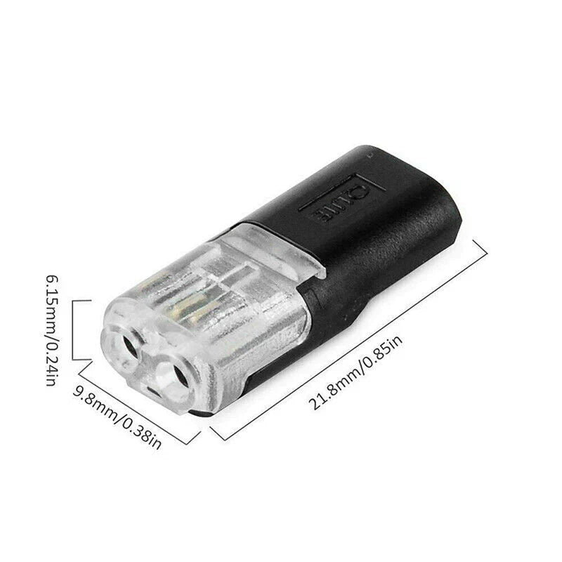 Secure Locking Double Wire Push Connectors
