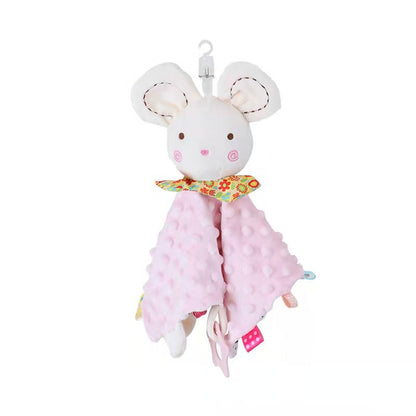 Soft Baby Toy Blanket with Rattle