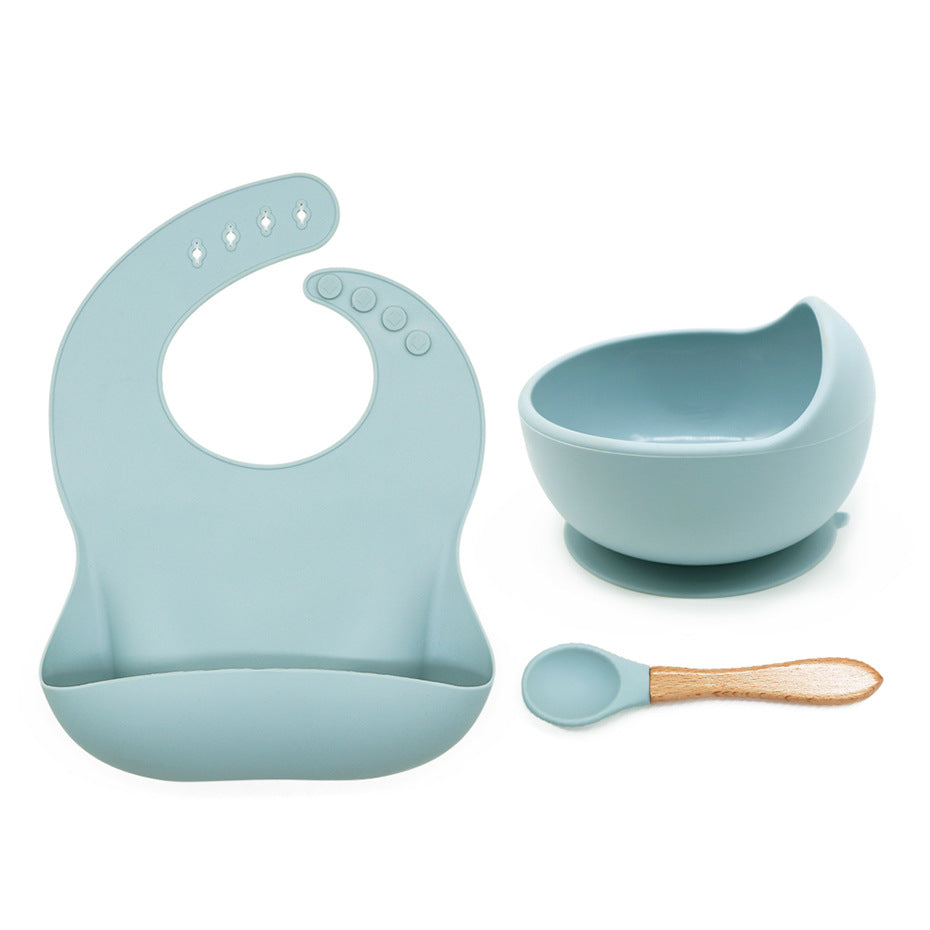 Soft Baby Silicone Feeding Set