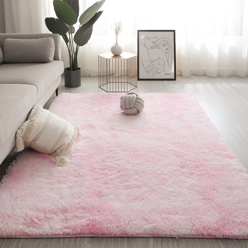 Soft Plush Living Room Area Rug Multicolor Non-Slip Carpet