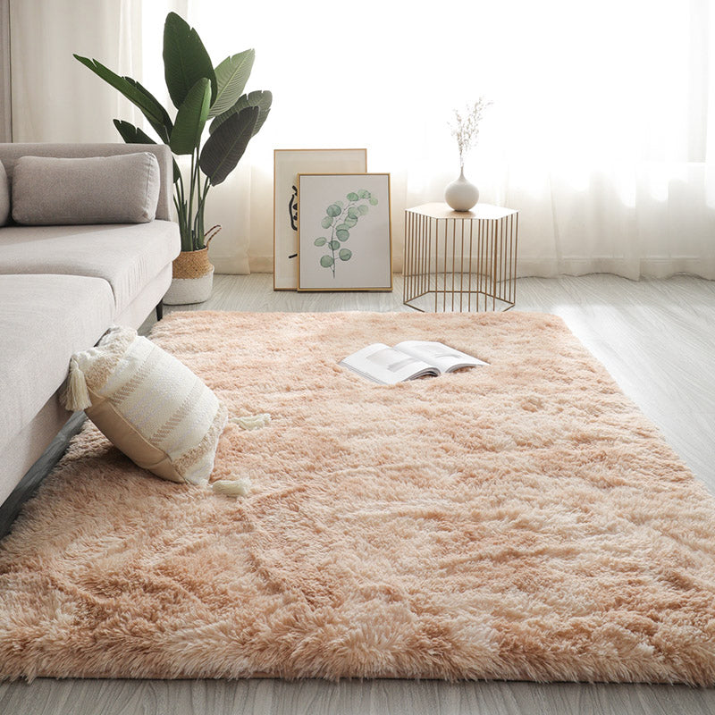 Soft Plush Living Room Area Rug Multicolor Non-Slip Carpet