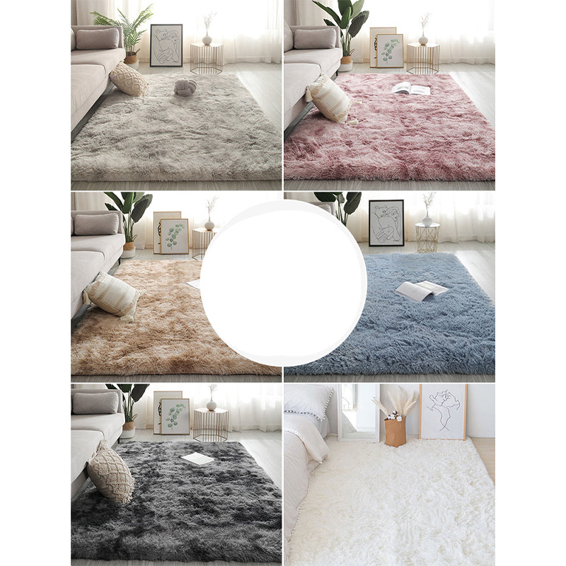 Soft Plush Living Room Area Rug Multicolor Non-Slip Carpet